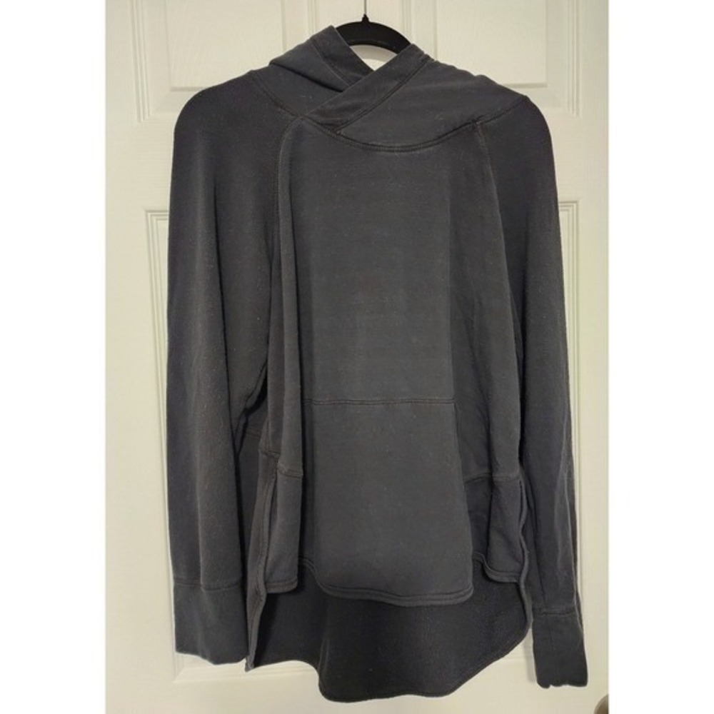 Soft Modal Blend Top Pullover Sweatshirt Hoodie black XL